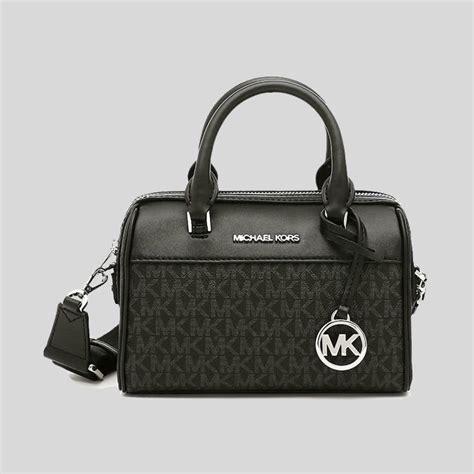 michael kors xs logo duffel crossbody bag